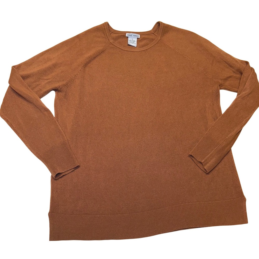 Sweet Romeo‎ super soft pullover sweater size large camel color